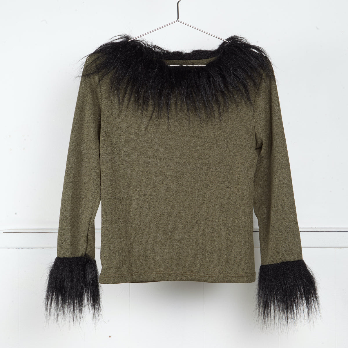 ITALIAN FUR TRIM TOP
