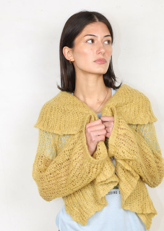 FRILLED CARDIGAN