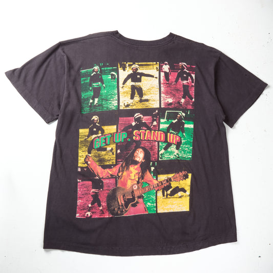 VINTAGE 90s BOB MARLEY TEE GET UP STAND UP
