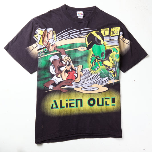 VTG 90s LOONEY TUNES ALIEN OUT TEE