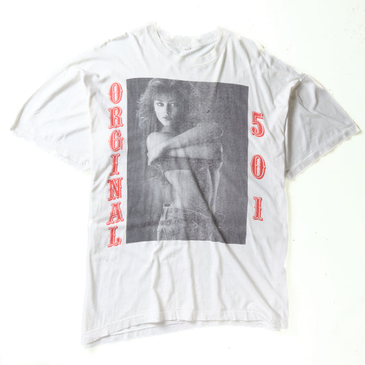 VINTAGE 90s LEVIS BOOTLEG TEE RARE!