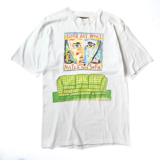 VTG 90s FRED BABB GOOD ART WONT MATCH YOUR SOFA TEE