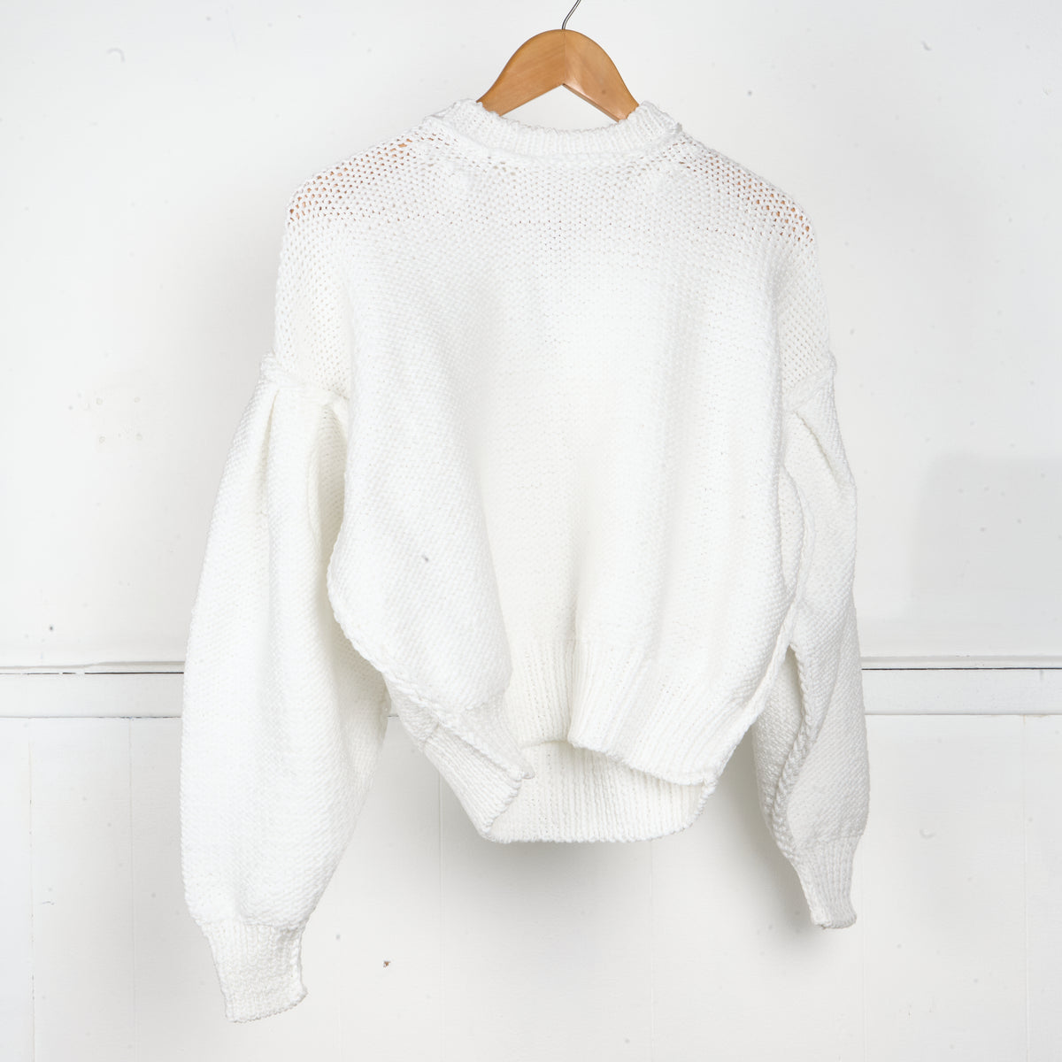 MM6 BALLOON SLEEVE KNITTED SWEATER