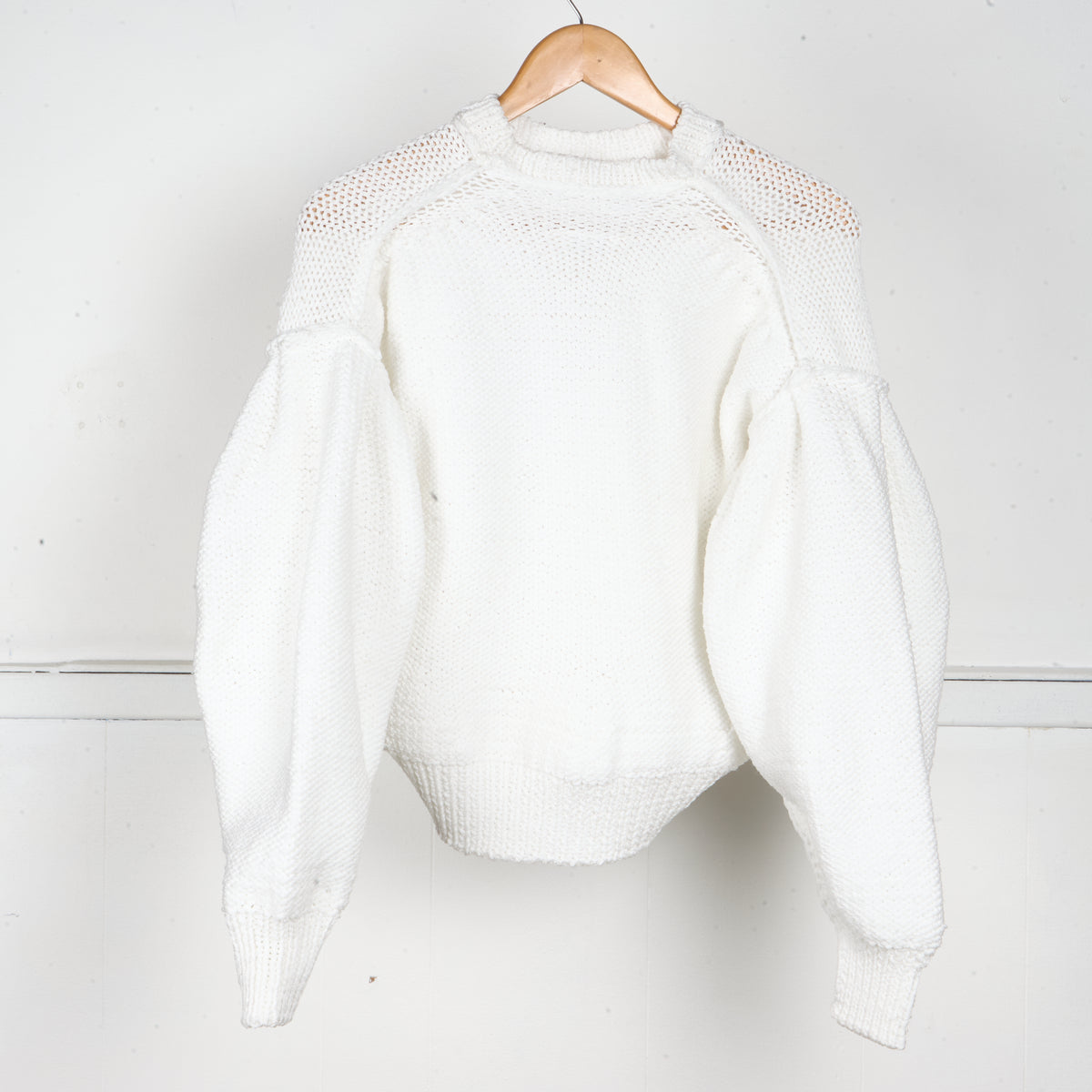 MM6 BALLOON SLEEVE KNITTED SWEATER