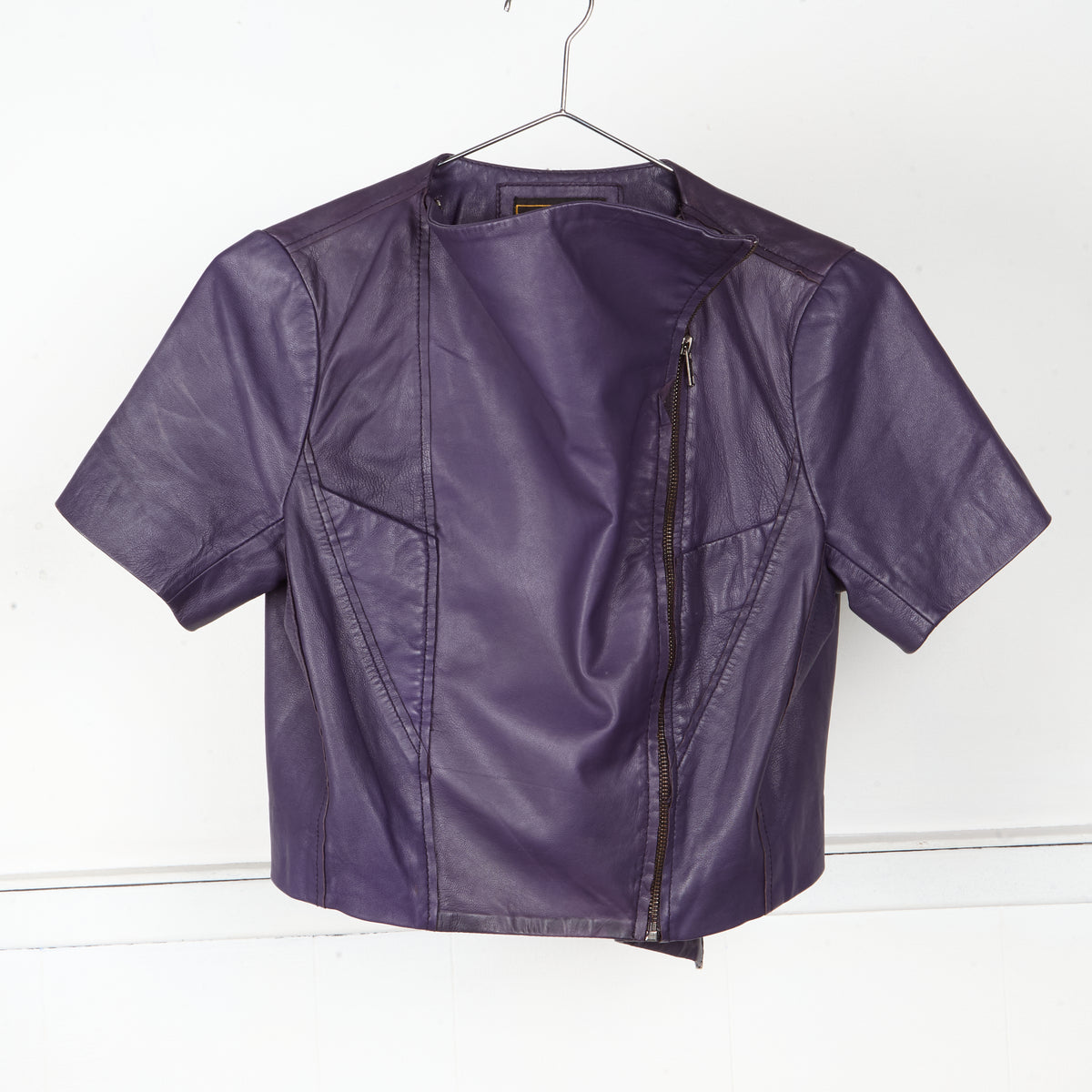 VTG CROPPED LEATHER JACKET