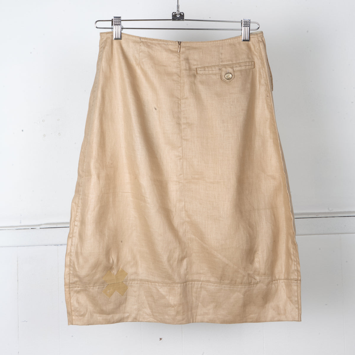 COP COPINE LINEN CHAMPAGNE SKIRT