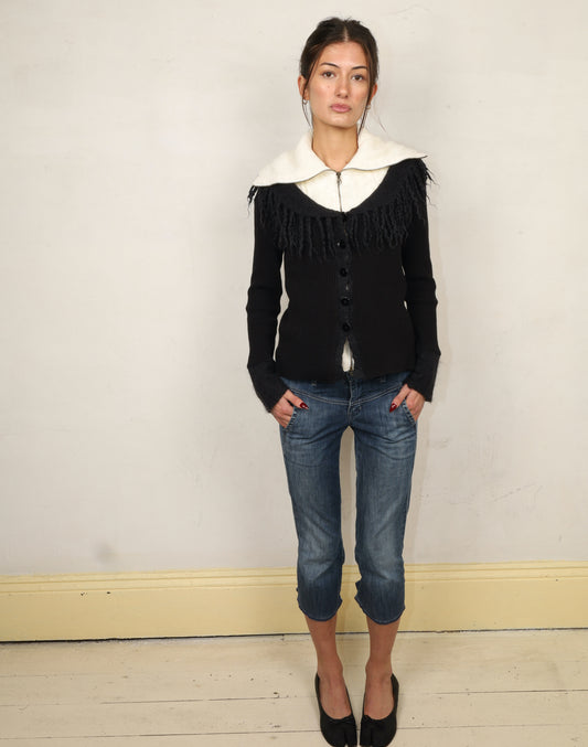 MARITHE FRANCOIS GIRBAUD DENIM CAPRIS