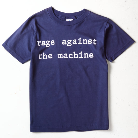 VINTAGE 90s DEADSTOCK RAGE AGAINST THE MACHINE NAVY TEE