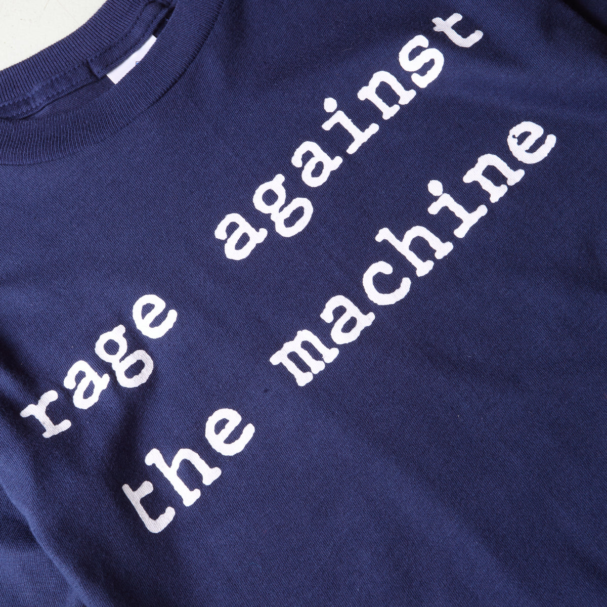 VINTAGE 90s DEADSTOCK RAGE AGAINST THE MACHINE NAVY TEE