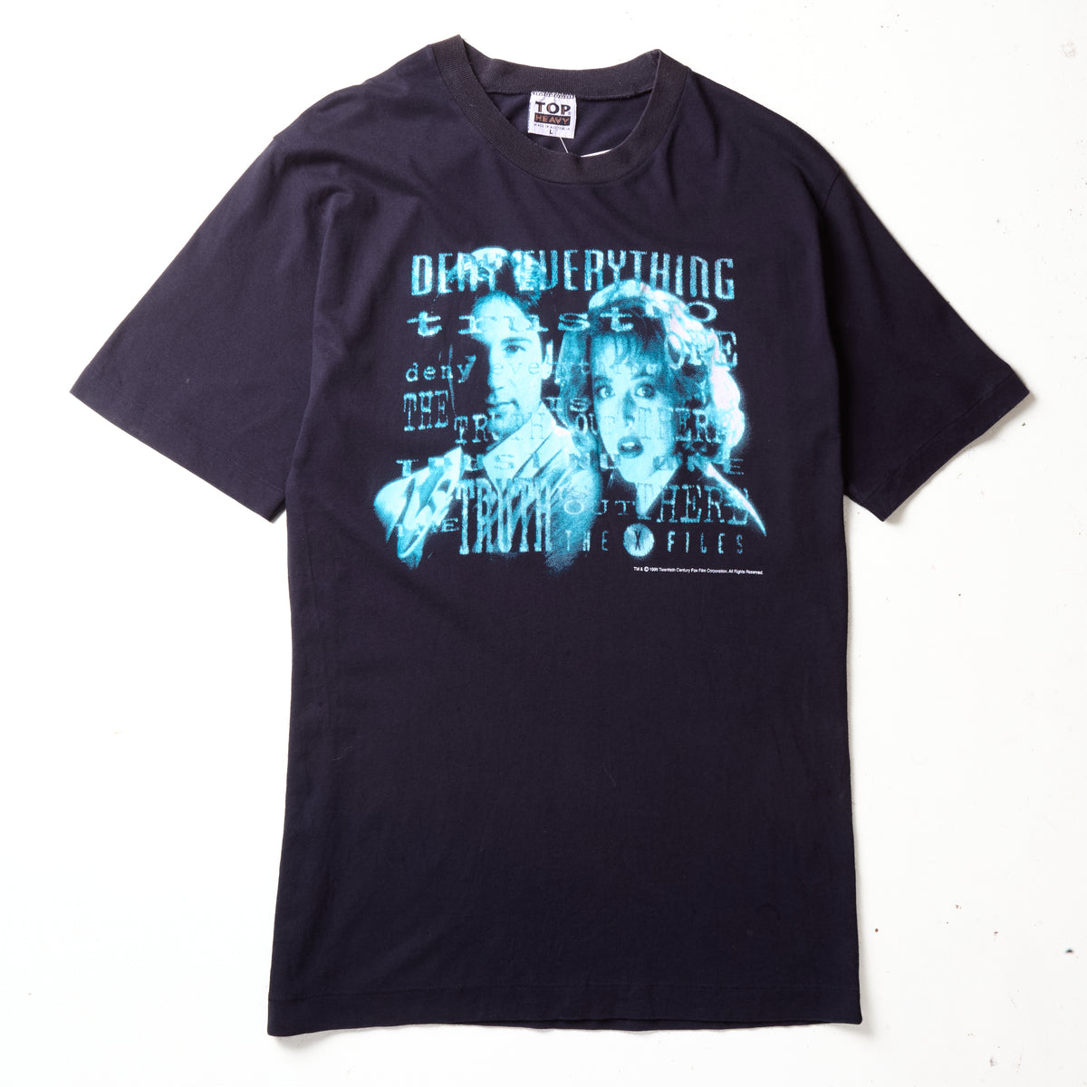 VINTAGE 96 X FILES TEE MADE IN AUS