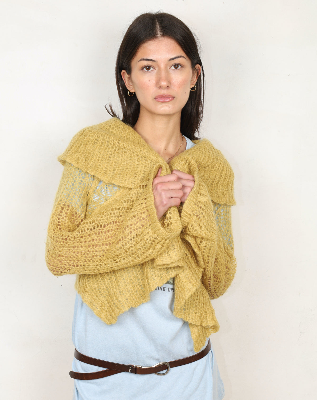 FRILLED CARDIGAN