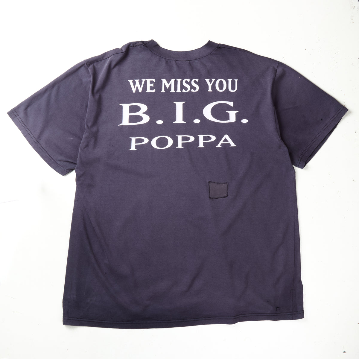 VINTAGE 97 NOTORIOUS BIG DISTRESSED FADER V RARE RIP BIGGIE FUCK DIDDY