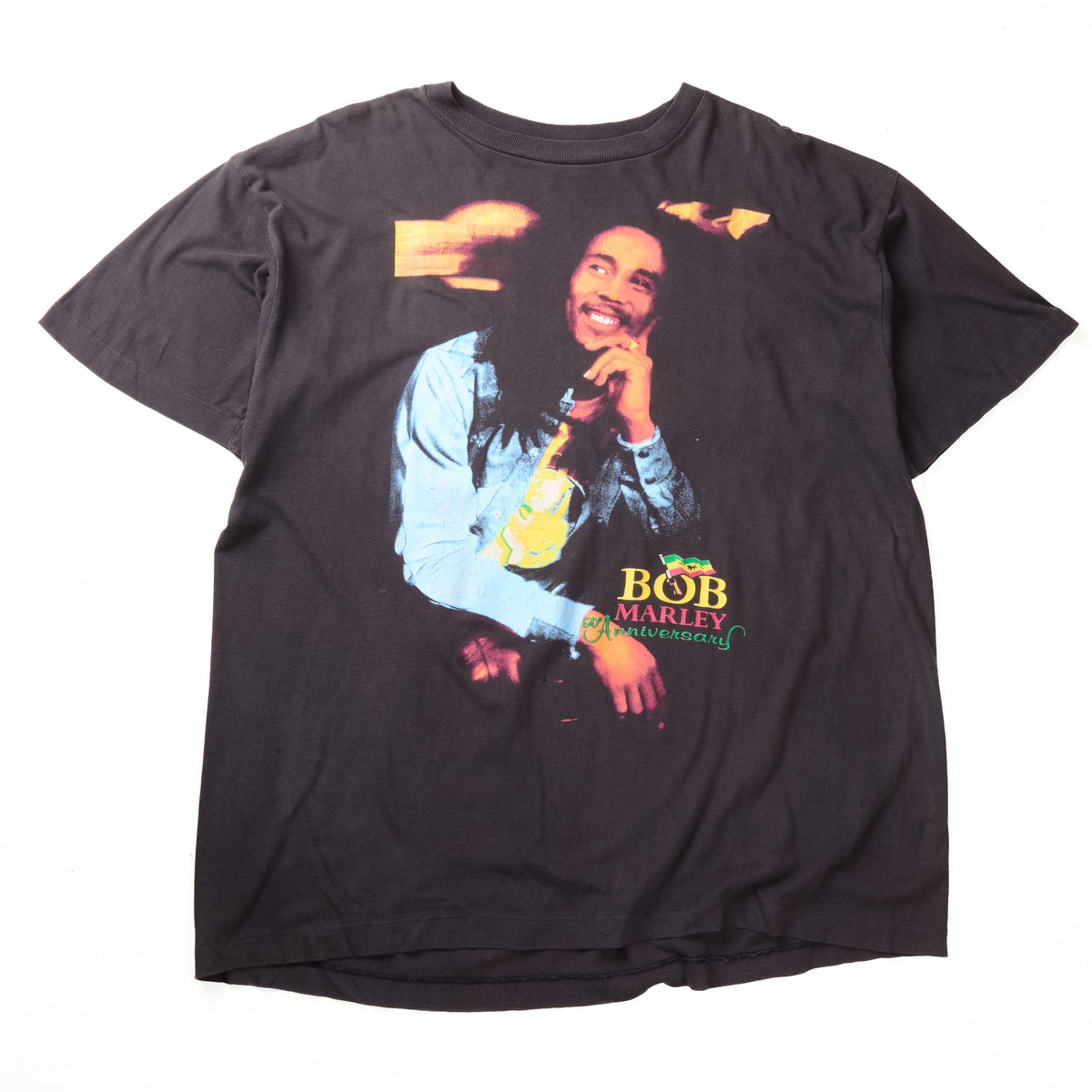 VINTAGE 90s BOB MARLEY TEE GET UP STAND UP