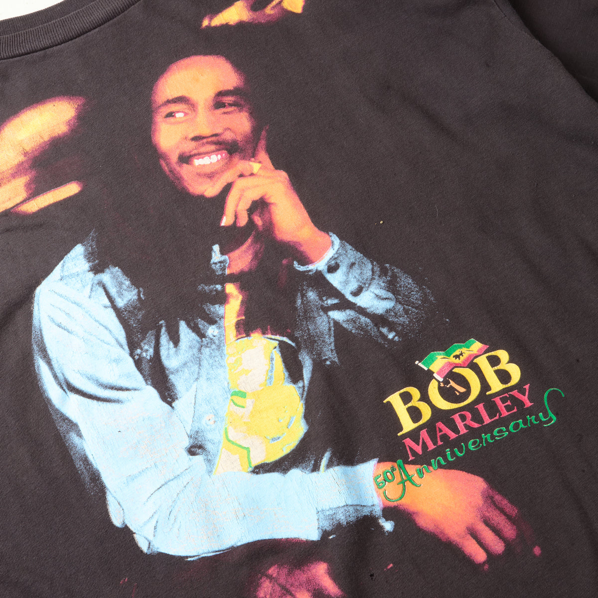 VINTAGE 90s BOB MARLEY TEE GET UP STAND UP