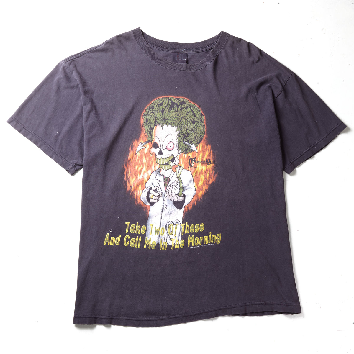 VINTAGE 1998 CYPRESS HILL DR GREENTHUMB FADED TEE