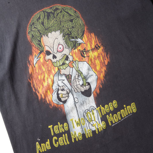 VINTAGE 1998 CYPRESS HILL DR GREENTHUMB FADED TEE